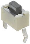 Interruptor táctil tipo Placa de empuje, Gris, contactos SPST 4.3mm