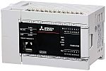 Controlador lógico Mitsubishi FX5U, 16 entradas tipo Sink, Source, 16 salidas tipo Relay, Transistor, comunicación