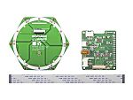Placa complementaria de matriz circular de micrófono ReSpeaker 6 para Raspberry PI de Seeed Studio