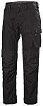 Pantalones de trabajo para Mujer, Negro, Ligero, Algodón 77484