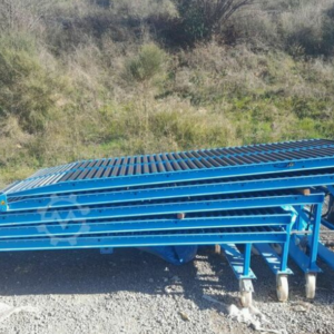 Transportador telescópico rodillos de gravedad