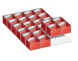 Material de subdivisión - Cajas plásticas 80.372.000